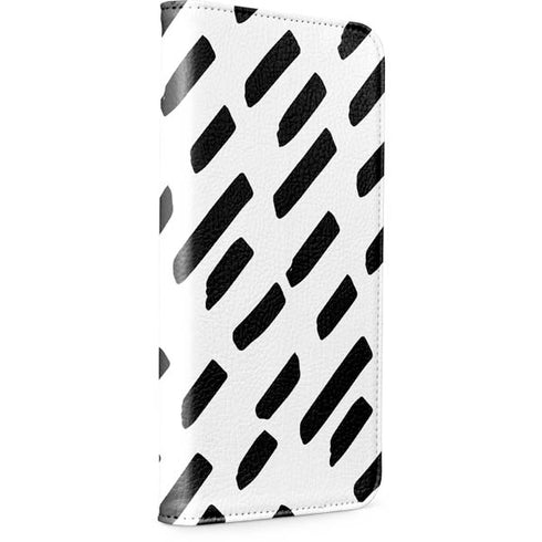 Black Dash iPhone 15 Pro Folio Case